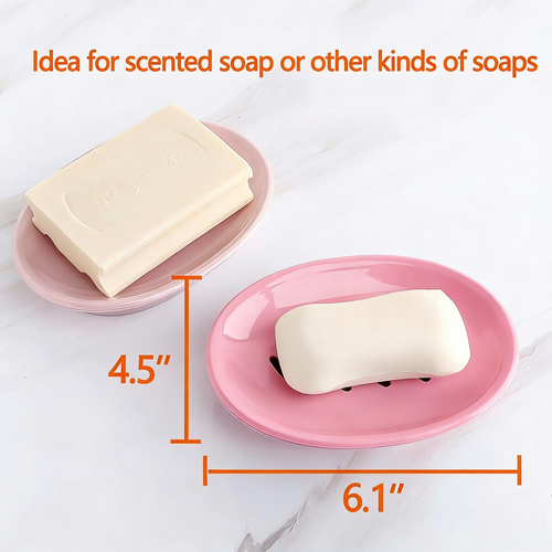 Plastic Sponge Holder Easy Cleaning Soap Saver Tray Caddy Keep Dry Stop Mushy