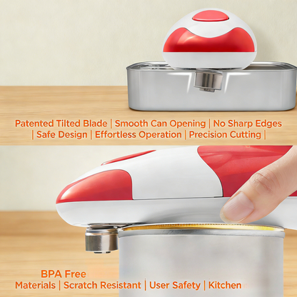 Electric Can Opener: Open Your Cans with A Simple Press of Button - Automatic, Hands Free