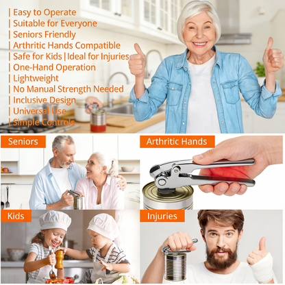 Electric Can Opener: Open Your Cans with A Simple Press of Button - Automatic, Hands Free