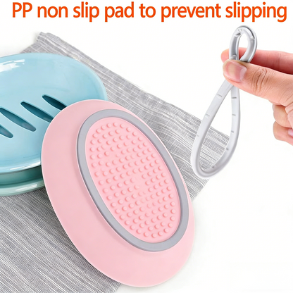 Plastic Sponge Holder Easy Cleaning Soap Saver Tray Caddy Keep Dry Stop Mushy