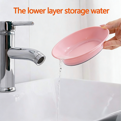 Plastic Sponge Holder Easy Cleaning Soap Saver Tray Caddy Keep Dry Stop Mushy