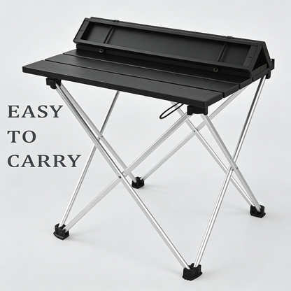 Ultralight Foldable Camping Table - Compact Aluminum Table for Outdoor Adventures