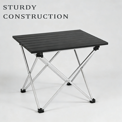Ultralight Foldable Camping Table - Compact Aluminum Table for Outdoor Adventures